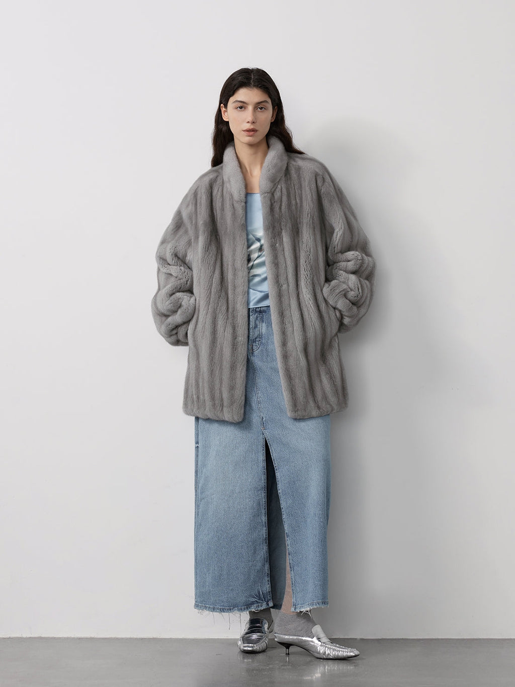 Meteor Variations Sable Fur Coat Women