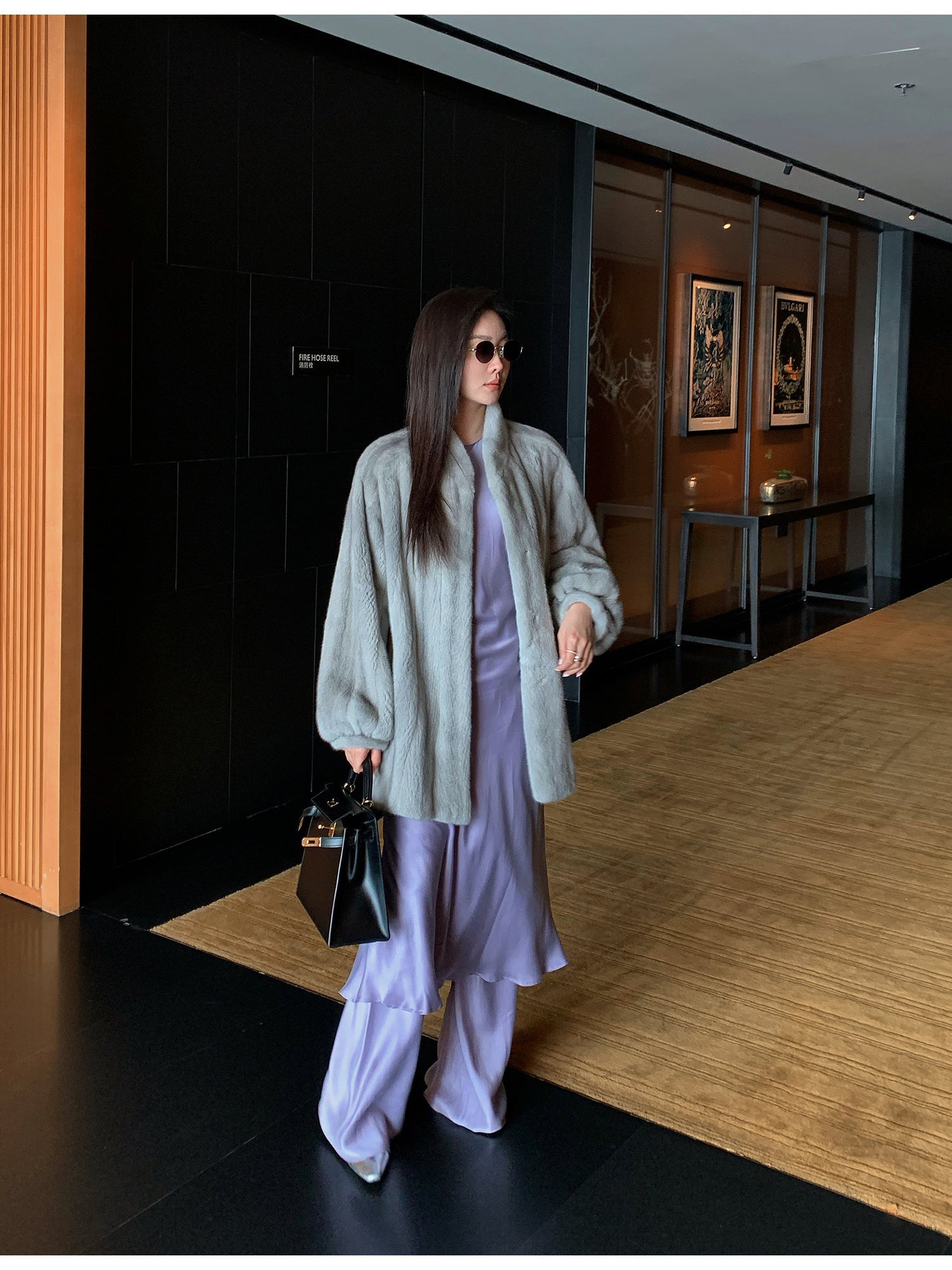 Meteor Variations Sable Fur Coat Women