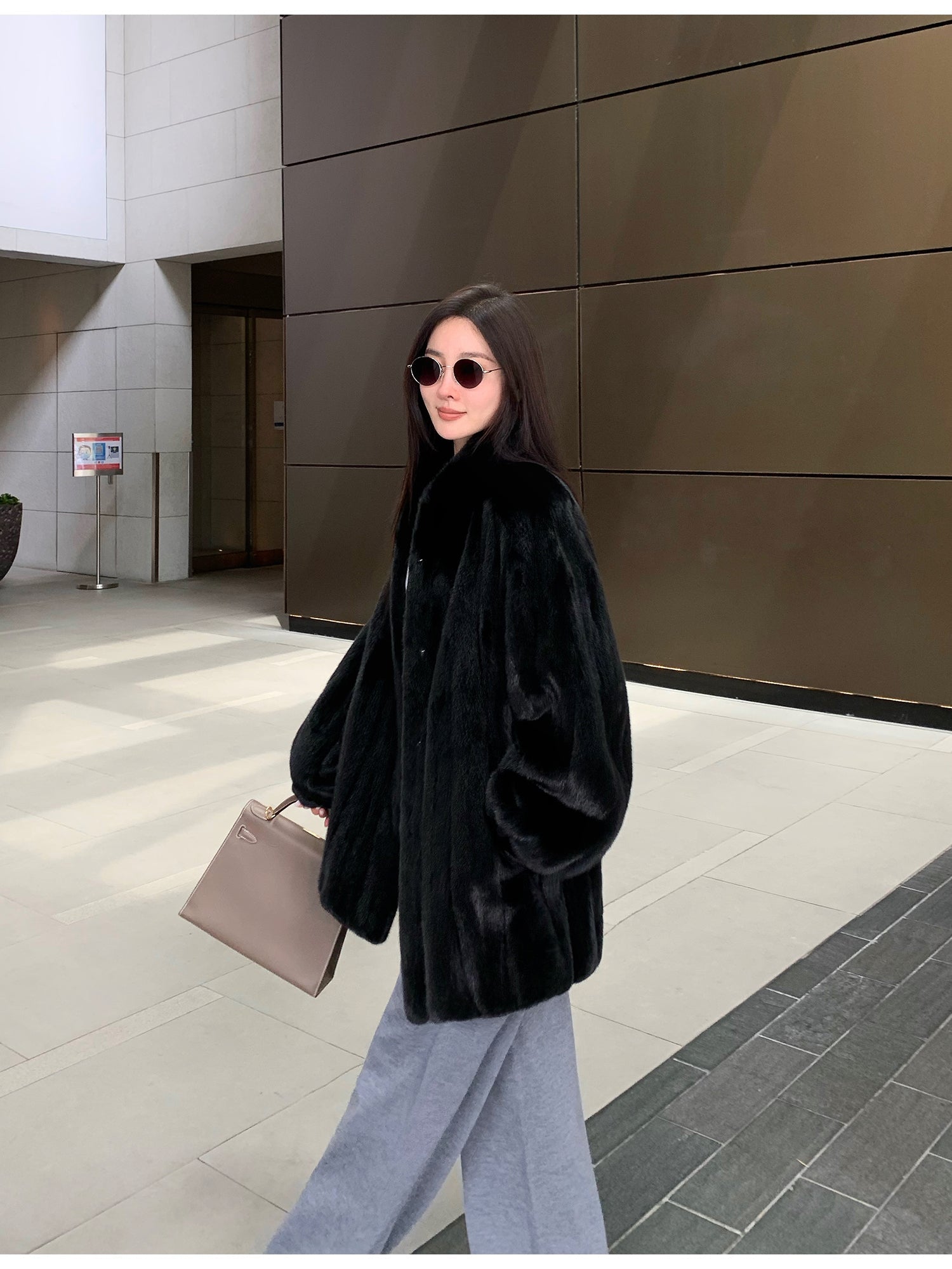 Meteor Variations Sable Fur Coat Women