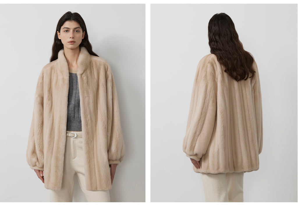 Meteor Variations Sable Fur Coat Women