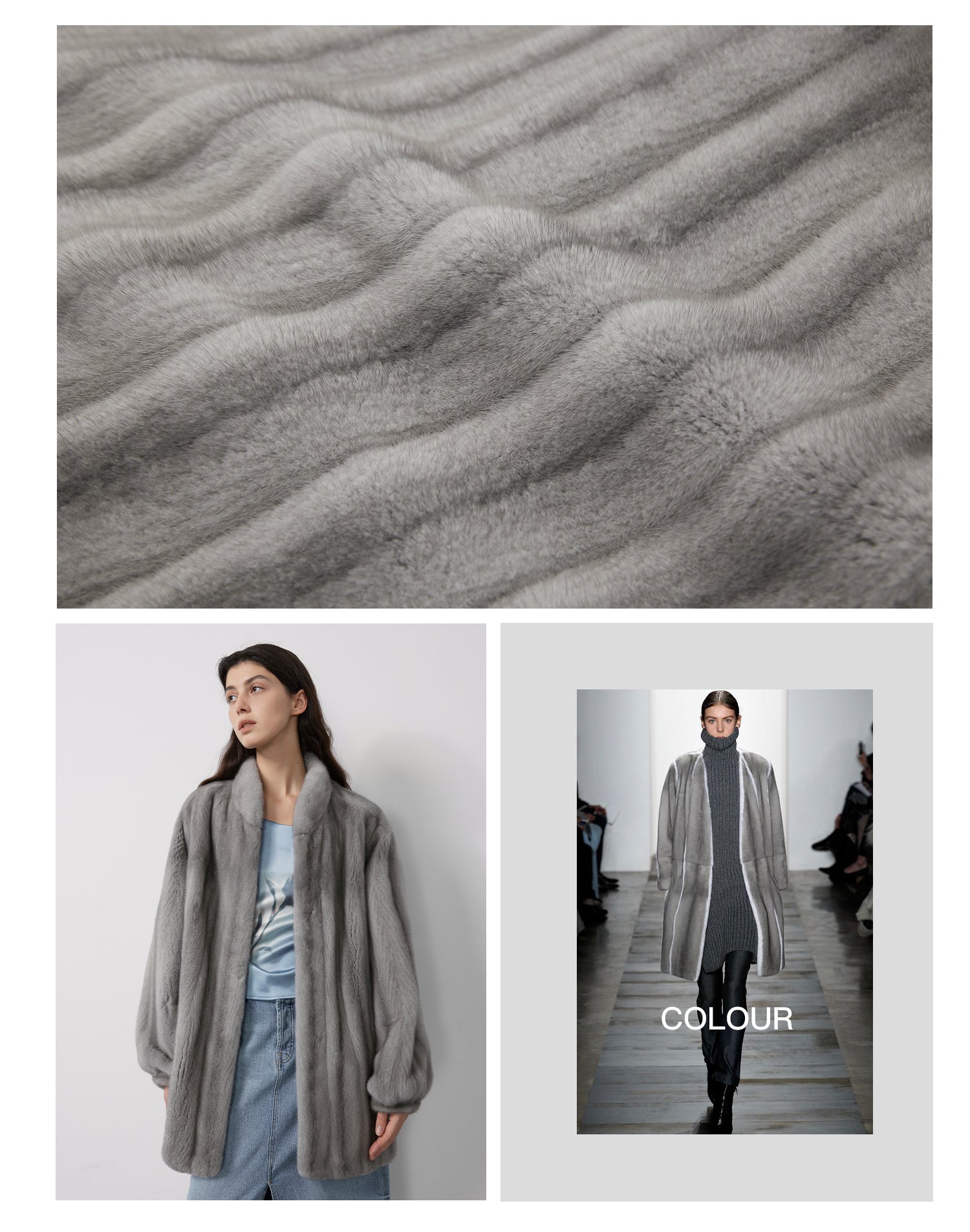 Meteor Variations Sable Fur Coat Women