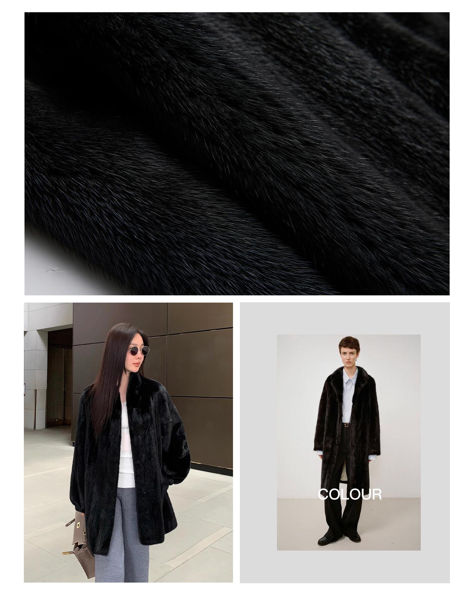 Meteor Variations Sable Fur Coat Women