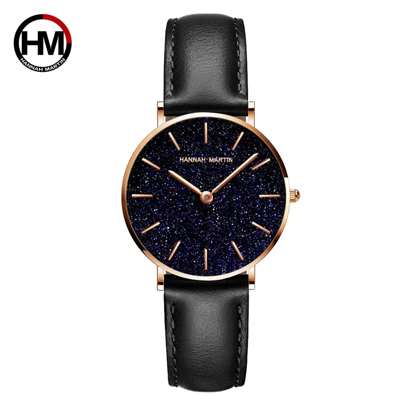 Sahara Desert Dial New Design 2021 Top Brand Luxury Japan Quartz Wristwatch Stainless Steel Rose Gold Waterproof Watch for Women