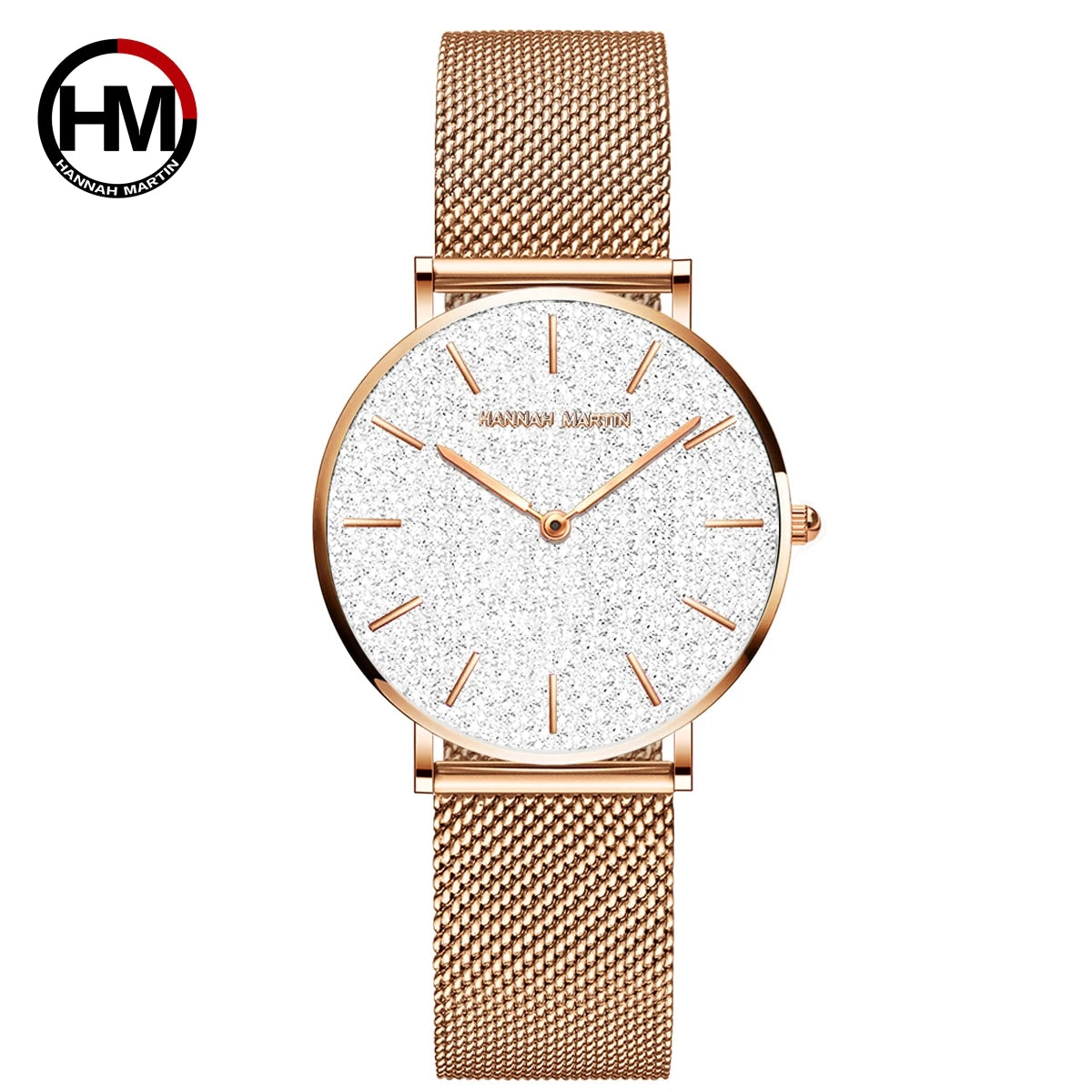 Sahara Desert Dial New Design 2021 Top Brand Luxury Japan Quartz Wristwatch Stainless Steel Rose Gold Waterproof Watch for Women