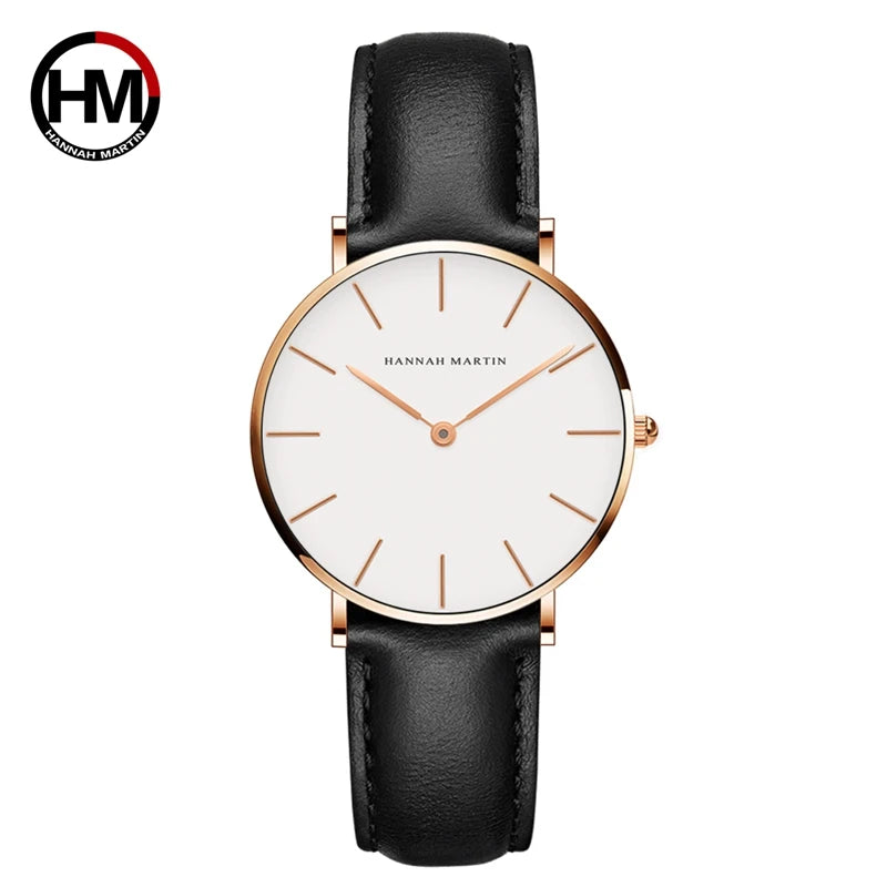 Japan Quartz Simple Women Fashion Watch