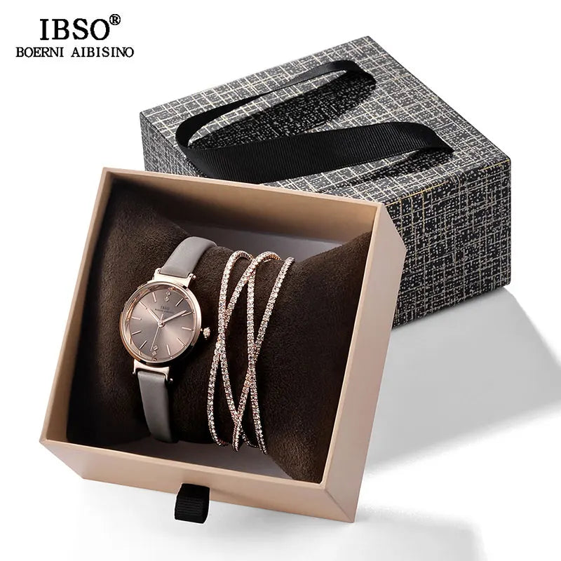 IBSO Crystal Bracelet Watch