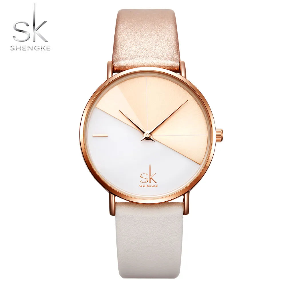 Shengke Original Design Woman Watch