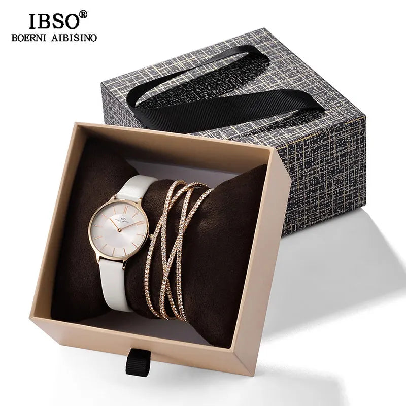 IBSO Crystal Bracelet Watch