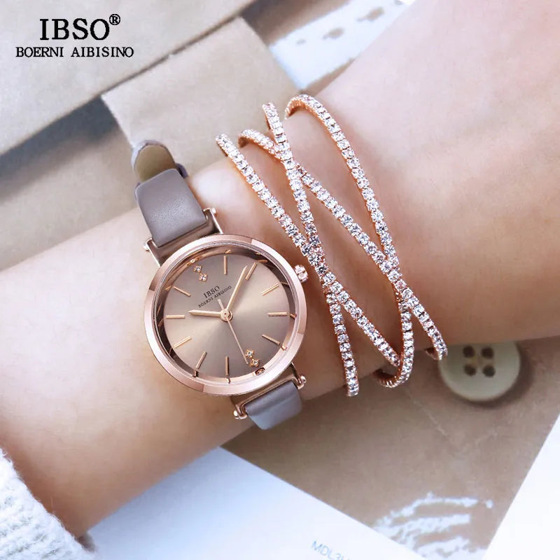 IBSO Crystal Bracelet Watch