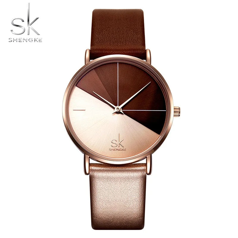 Shengke Original Design Woman Watch