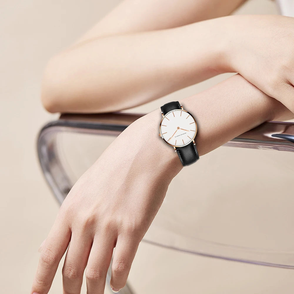 Japan Quartz Simple Women Fashion Watch