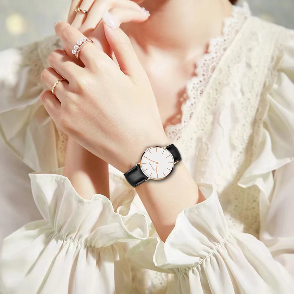 Japan Quartz Simple Women Fashion Watch