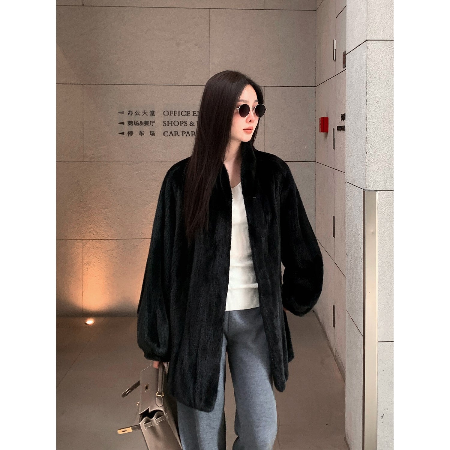 Meteor Variations Sable Fur Coat Women
