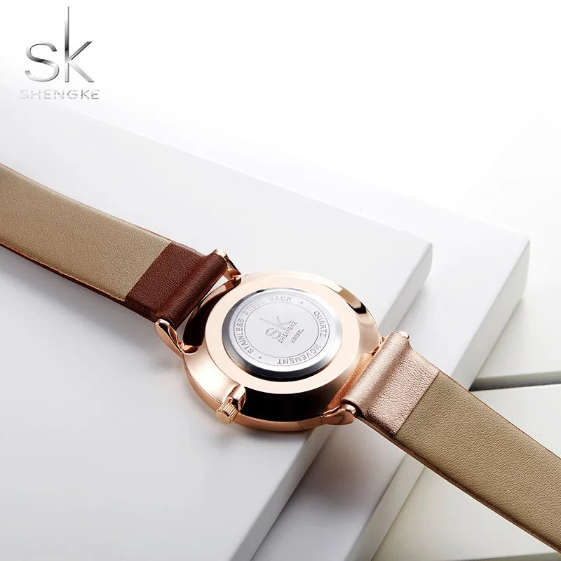 Shengke Original Design Woman Watch